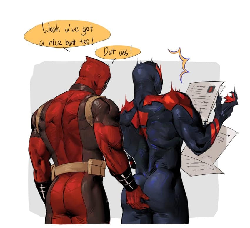 Deadpool Gay Sex - deadpool would fold so bad (by LKiKAi on twitter) â€“ Gay Porn Comic