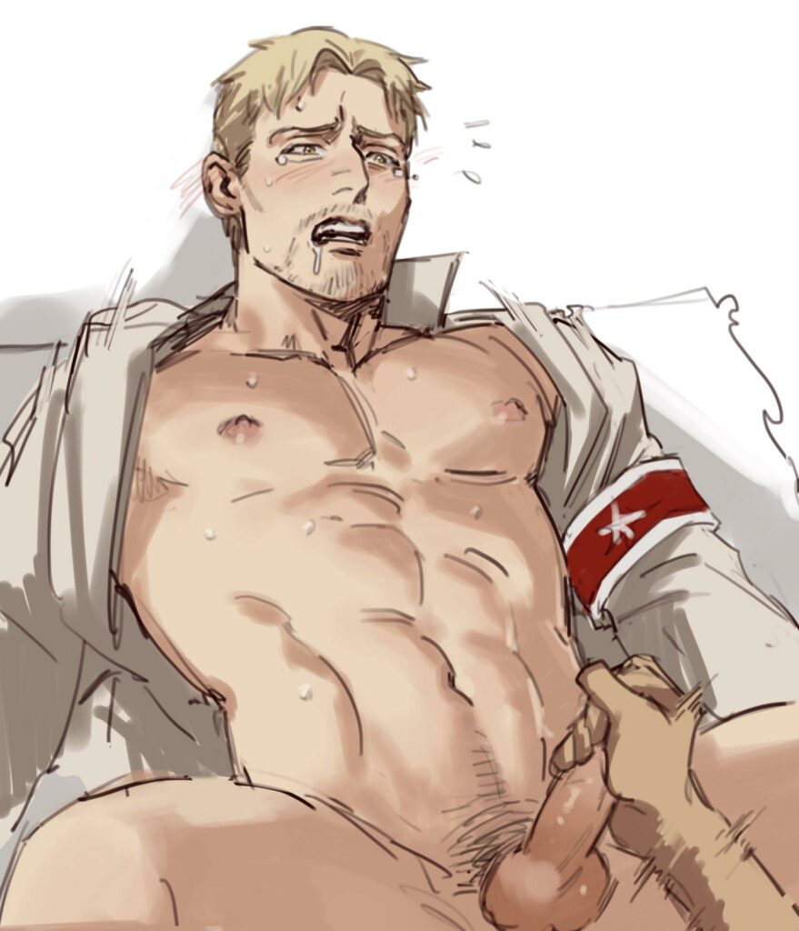 Giving Reiner Handjob [by Clmbo] - Gay Porn Comic