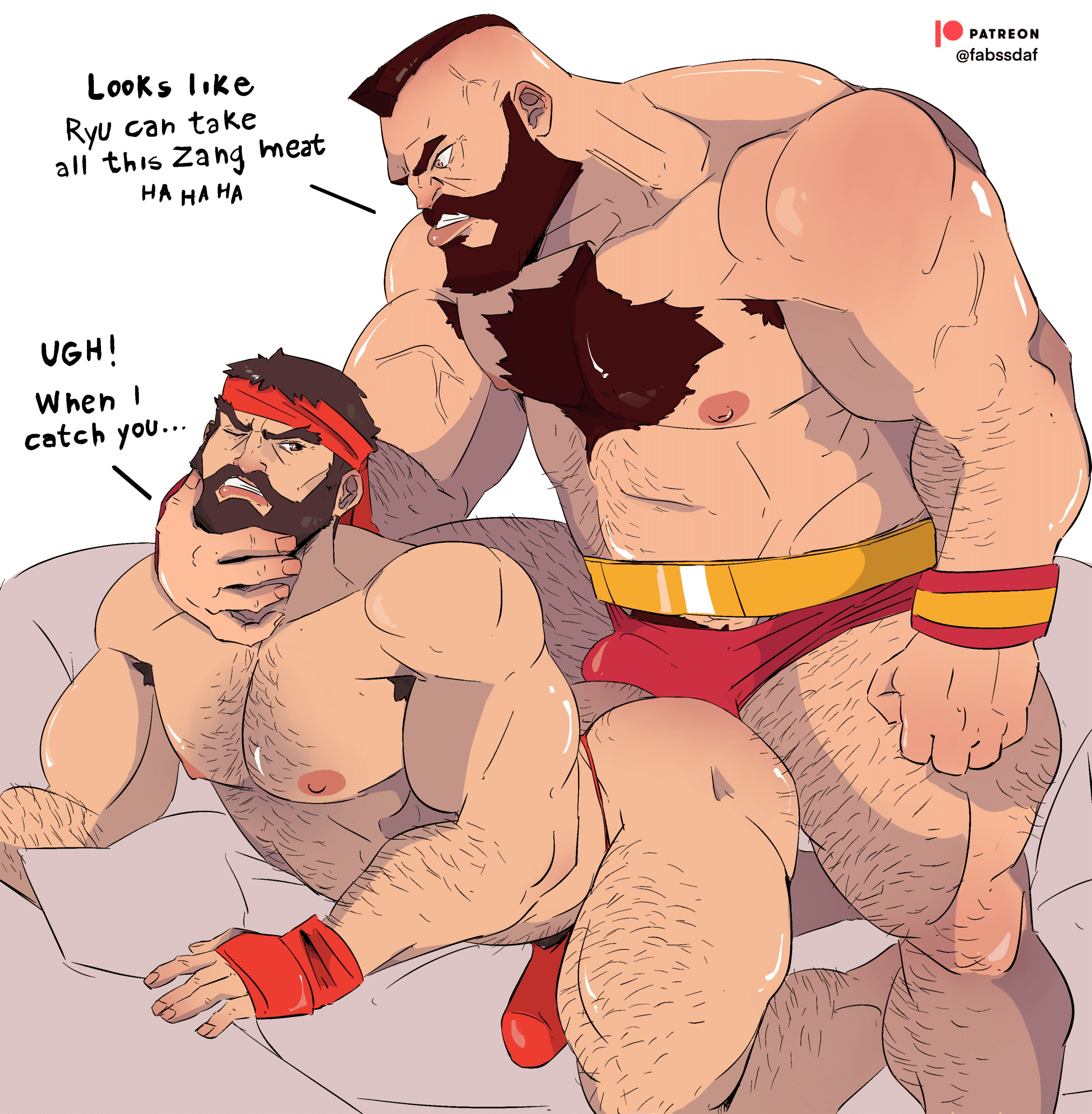 Zangief and Ryua raw embracepassion ignited