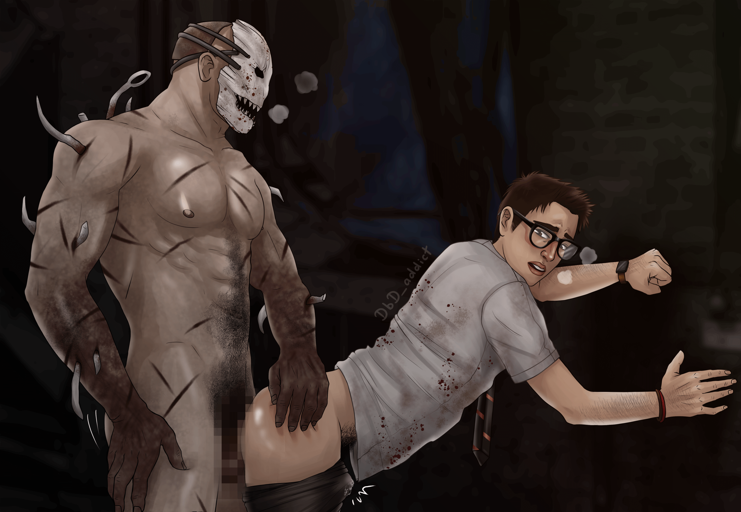 The Trapper X Dwight Fairfield [Dead By Daylight] (artist Is Me) - Gay Porn  Comic