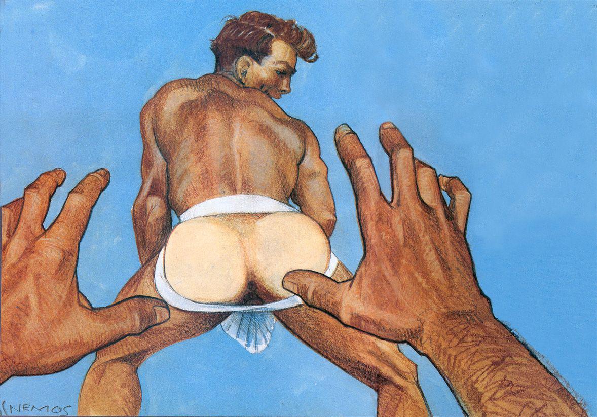 Slideshow jock porn comic.