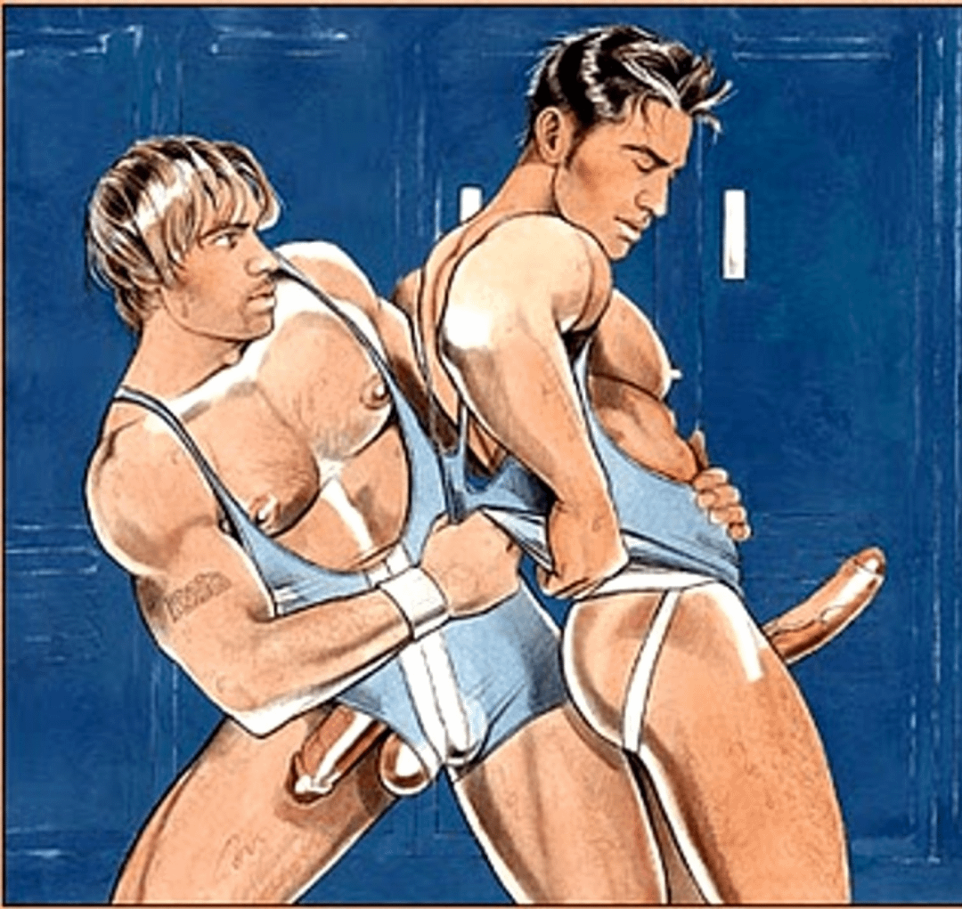 WRESTLING MATES - Gay Porn Comic