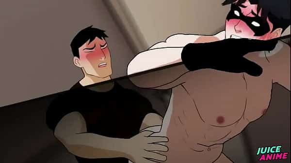 YOUNG JUSTICE SUPER BOY  VS NIGHTWING – BARA YAOI