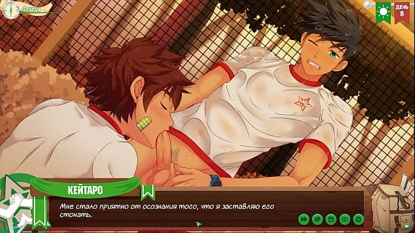 Game: Friends Camp, Episode 9 –  made a juicy blowjob to Natsumi (Russian voice acting)
