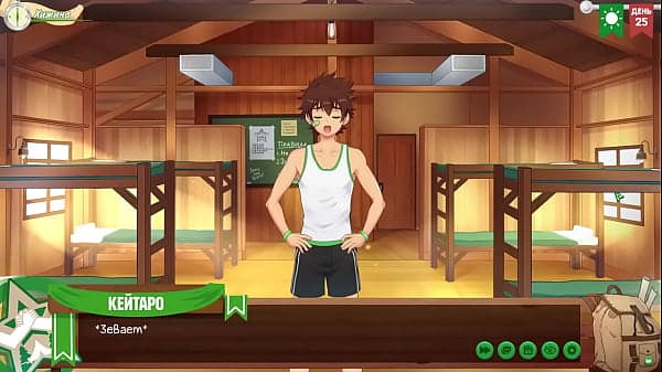 Game: Friends Camp, episode 47 – Can Natsumi become a scoutmaster? (Russian voiceover)