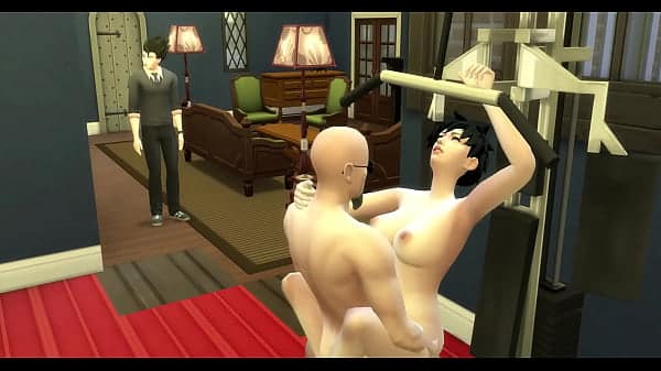 Dragon Ball Porn Epi 39 Maestro Roshi Pervertido Entrena Sexualmente a la Esposa de Gohan la Hermosa Videl al Frente de su Marido Cornudo