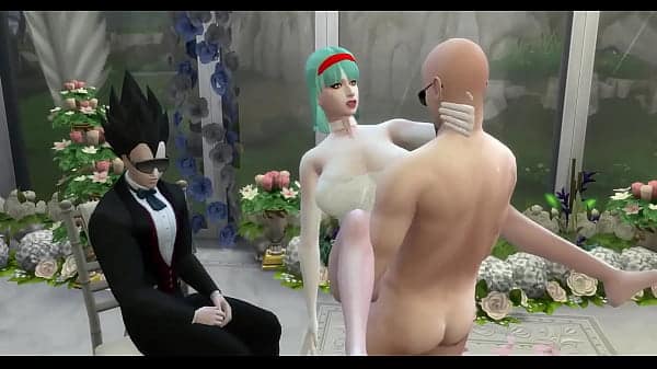 Dragon Ball Porn Epi 24 Hermosa Esposa Recien Casada en su Boda le toman fotos eroticas al frente de su Marido Cornudo follada por el Viejo Netorare Hentai