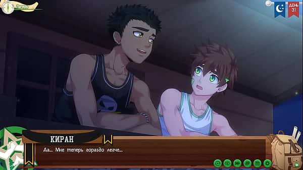 Game: Camp of Friends, path 2, Episode 60 – Kieran and his Past (Russian voiceover)