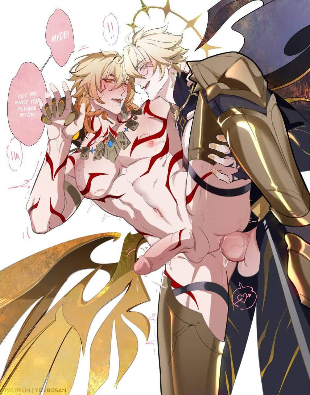 The unspoken agreement between Mydei and Phainon in their gaze