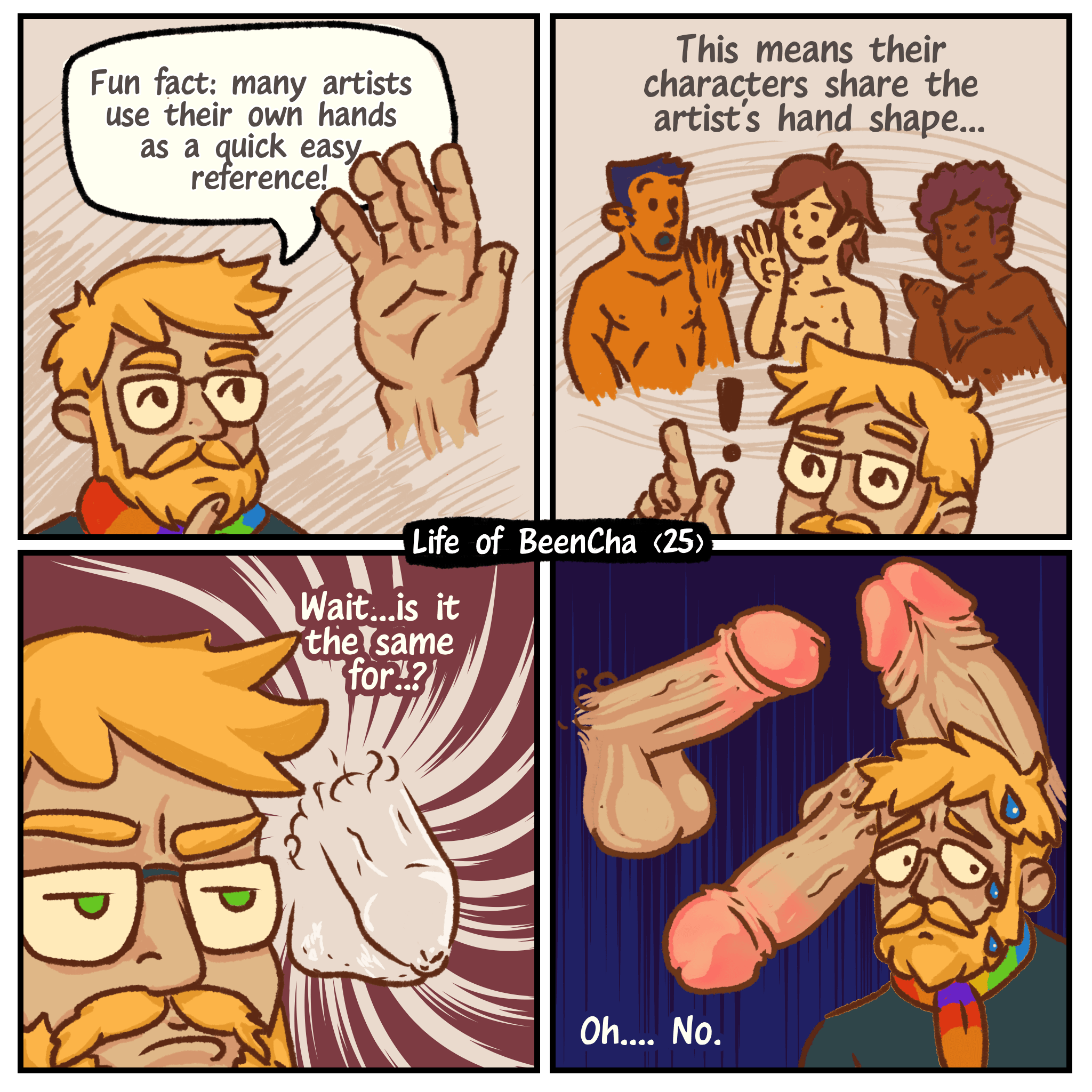 Self-reference comic (by me) – Gay Porn Comic