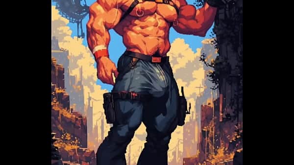 AI-Generated Ripped Beast: Your Hole Craves His Dominance