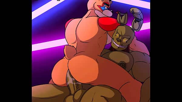 Freddy riding springtrap