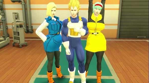 Dragon Ball Porn Anime Hentai Vegeta de folla duro por el Culo Anal a Nro 18 y a su Esposa deja follar a su Amante