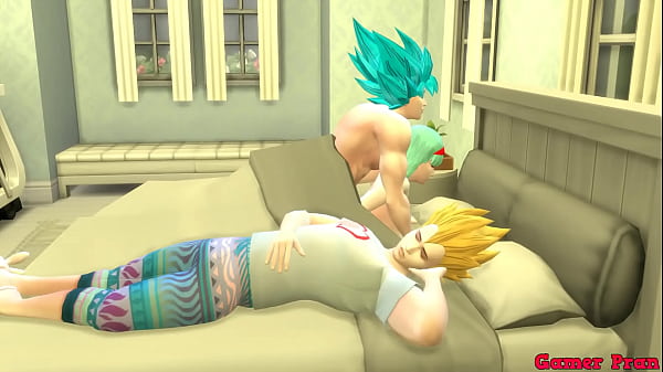 Dragon Ball Porn Hentai Goku se Folla a Bulma al Lado de Vegeta como una Esposa Caliente e Infiel a su marido Cornudo NTR