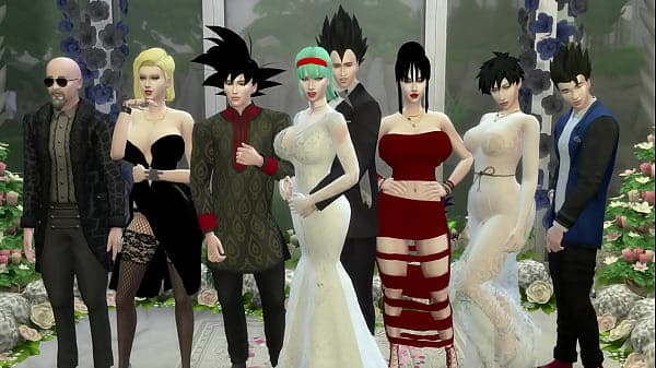 El Matrimonio de Bulma Episodio 1 Bulma Deliciosa Esposa se Casa con su Amado Marido pero es Chantajiada por el Maestro y es Follada por unos Negros el dia de su Boda Netorare Hentai