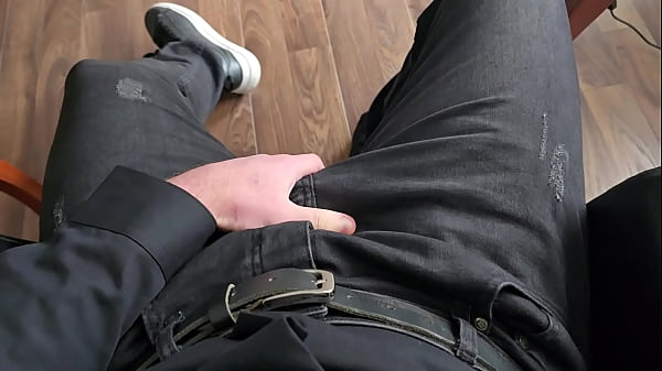 Solo Gay Daddy PhantomGentX Pumps Flaccid Cock Hard and Jerks Wildly