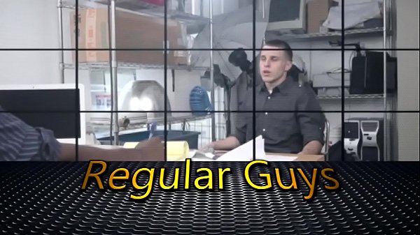 This gay stud loves to suck huge black cocks when he is at work.