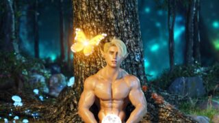 The Moon Keeper — a lone fairy cradling the night. 🌙 (Artist: Unikorn)