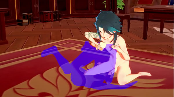 Genshin Impact Yaoi – Xiao Footjob and Rimjob – Sissy crossdress Japanese Asian Manga Anime Film  Game Porn Gay