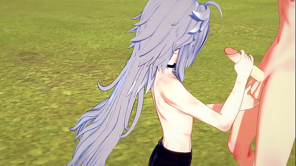 Genshin Impact Yaoi – Razor Handjob and fucked by Diluc – Japanese Asian manga anime game porn gay