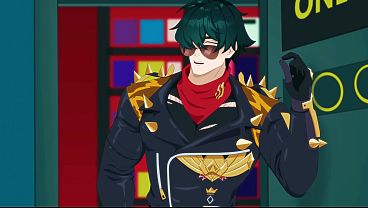 Two gays fuck (animation)