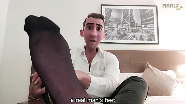 STEP GAY DAD – BLACK SHEER SOCKS WHITE COCK! – COME WORSHIP MY FEET WATCH ME EDGE MY HARD WHITE COCK AND LET’S CUM TOGETHER