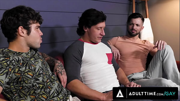ADULT TIME – Bicurious Dalton Riley Lets Gay Best Friends Seduce Him Into Threesome! FIRST BAREBACK!