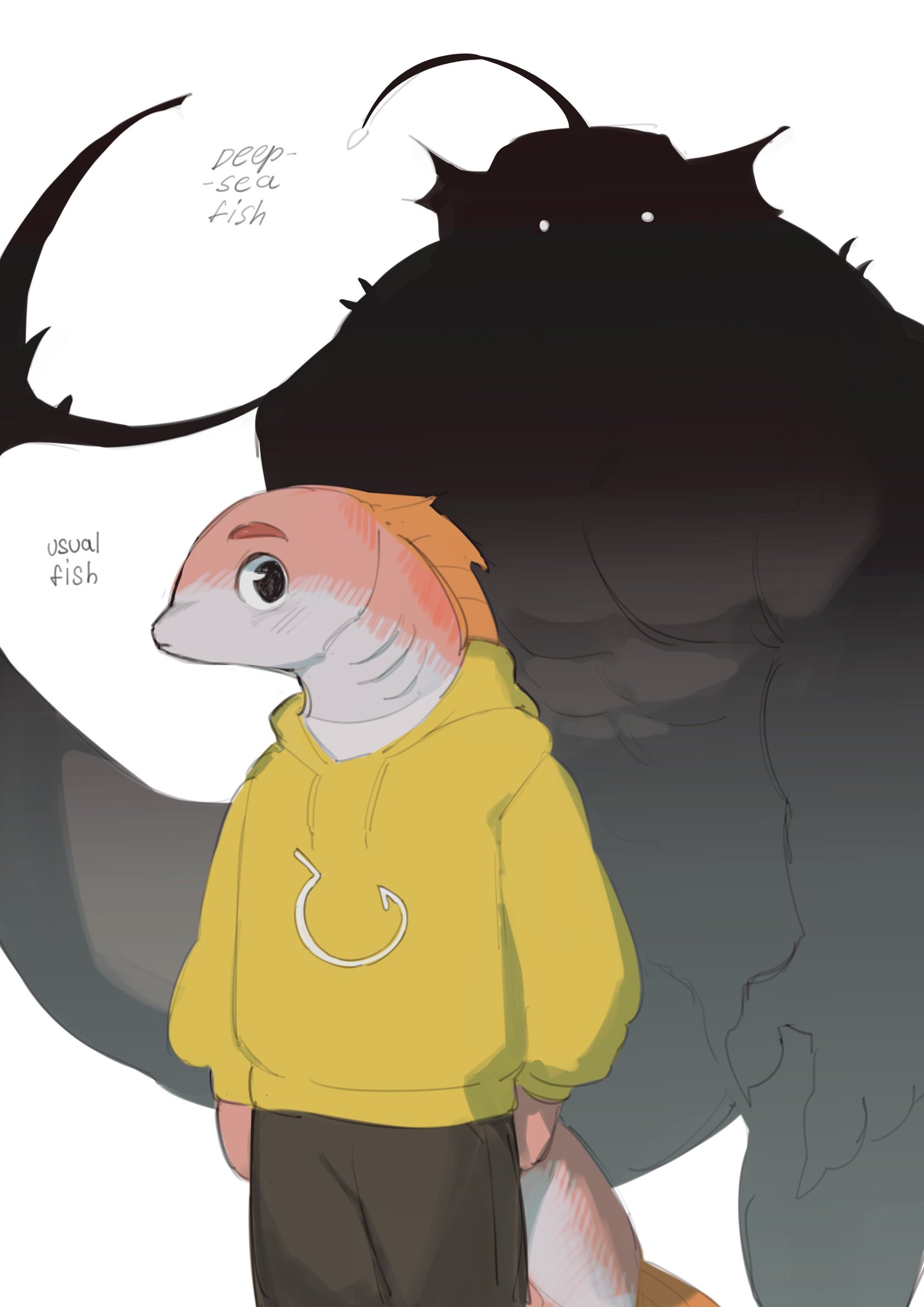Fish x Deep-Sea Fish | Kogito comic porn