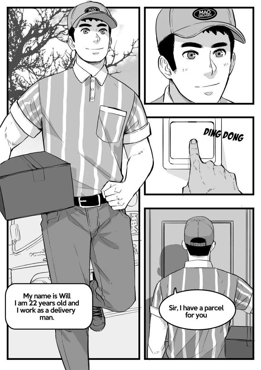 Maorenc DELIVERY gay porn comic 1