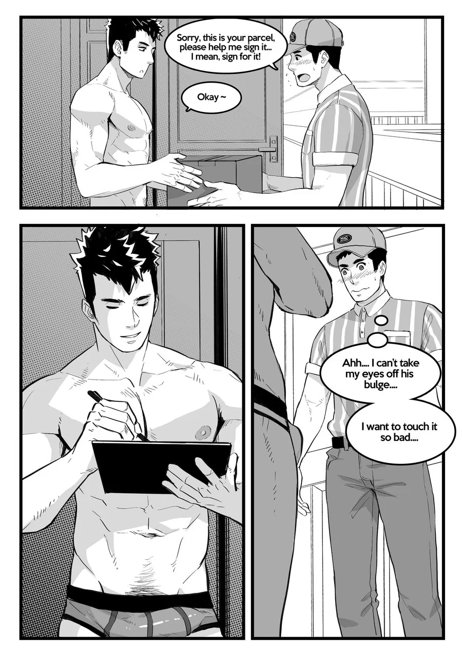 Maorenc DELIVERY gay porn comic 3
