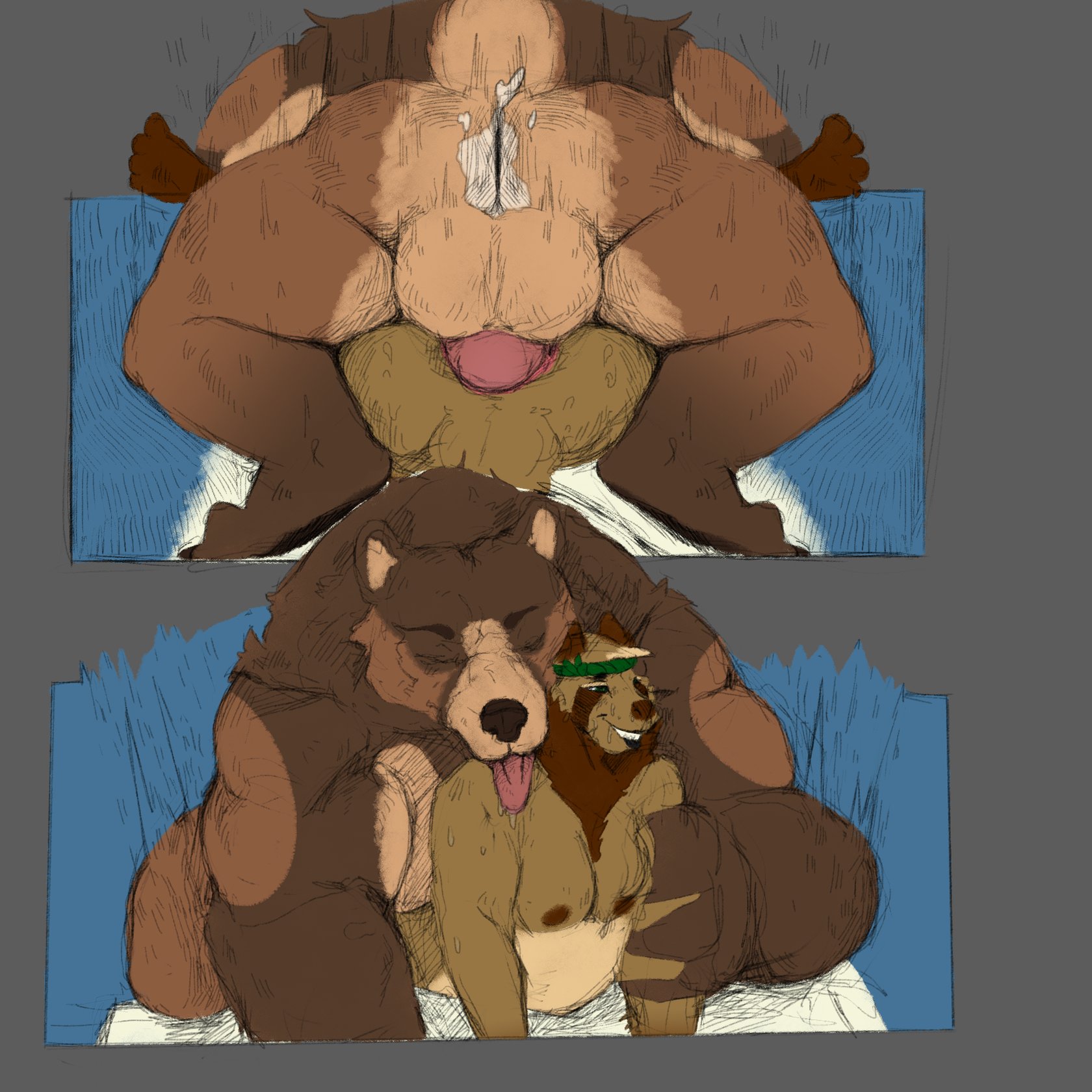 2 Big Guys Having Fun Breastwizard comic porn5