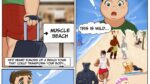 Beef Beach : Wakao’s Transformation Vacation – gay comic