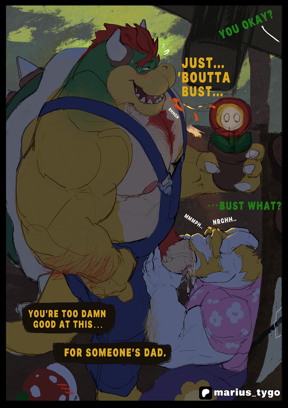 Bowser X Asgore comic marius tygo comic porn2