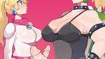 Bowsette x Peach comic porn