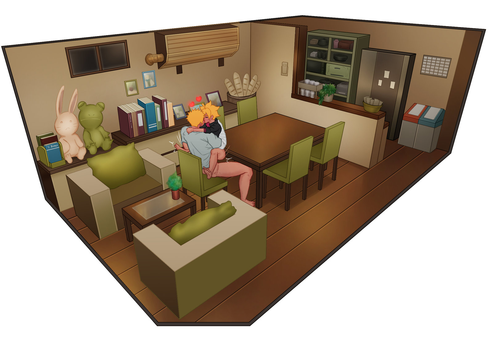 CamoHouse Living Room New Set Continue 2 Boruto – Gay Manga10