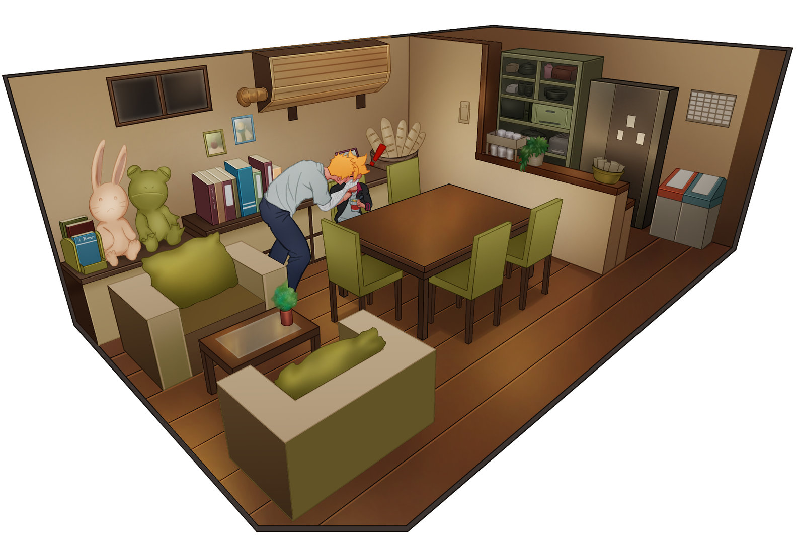 CamoHouse Living Room New Set Continue 2 Boruto – Gay Manga2