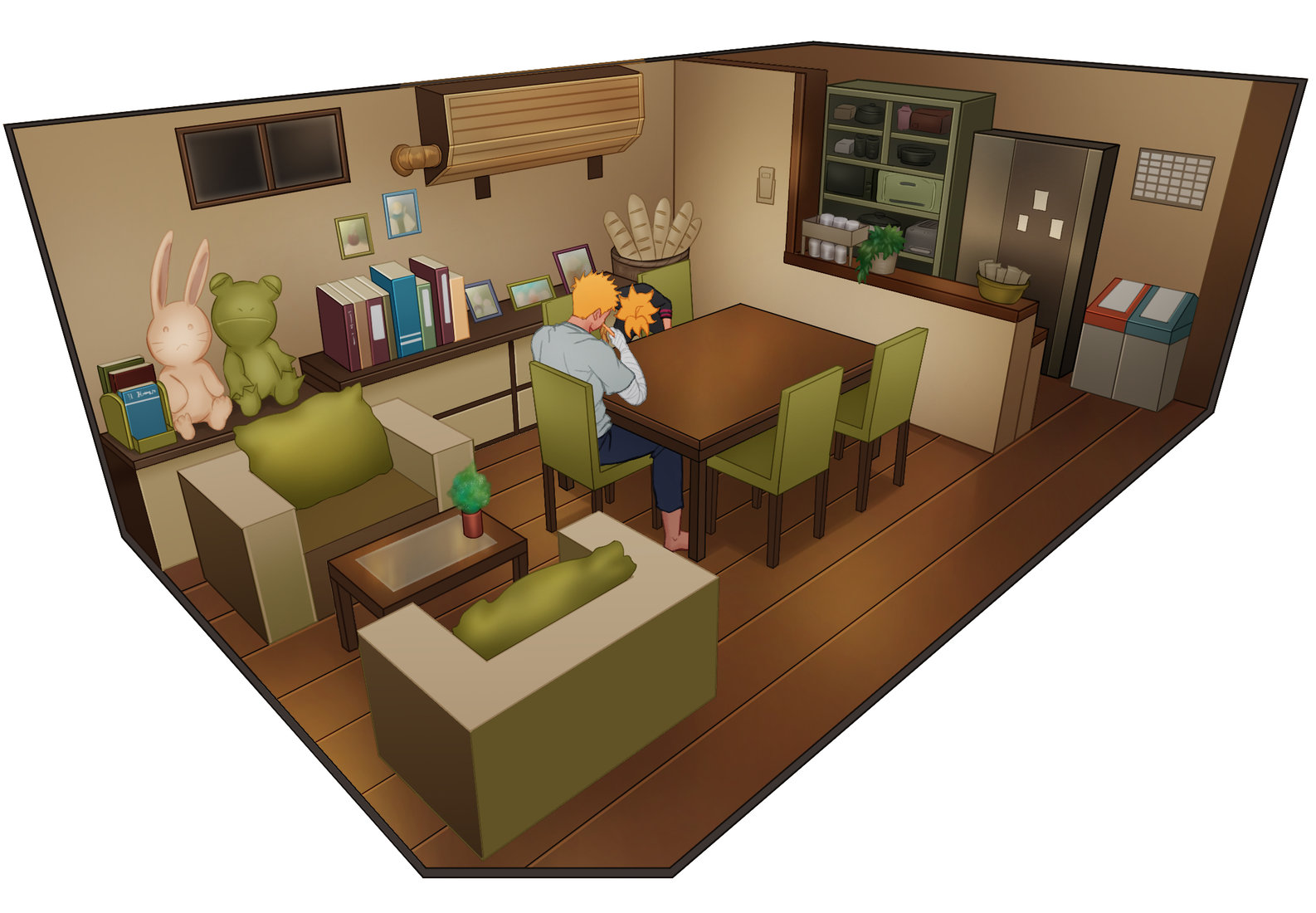 CamoHouse Living Room New Set Continue 2 Boruto – Gay Manga4