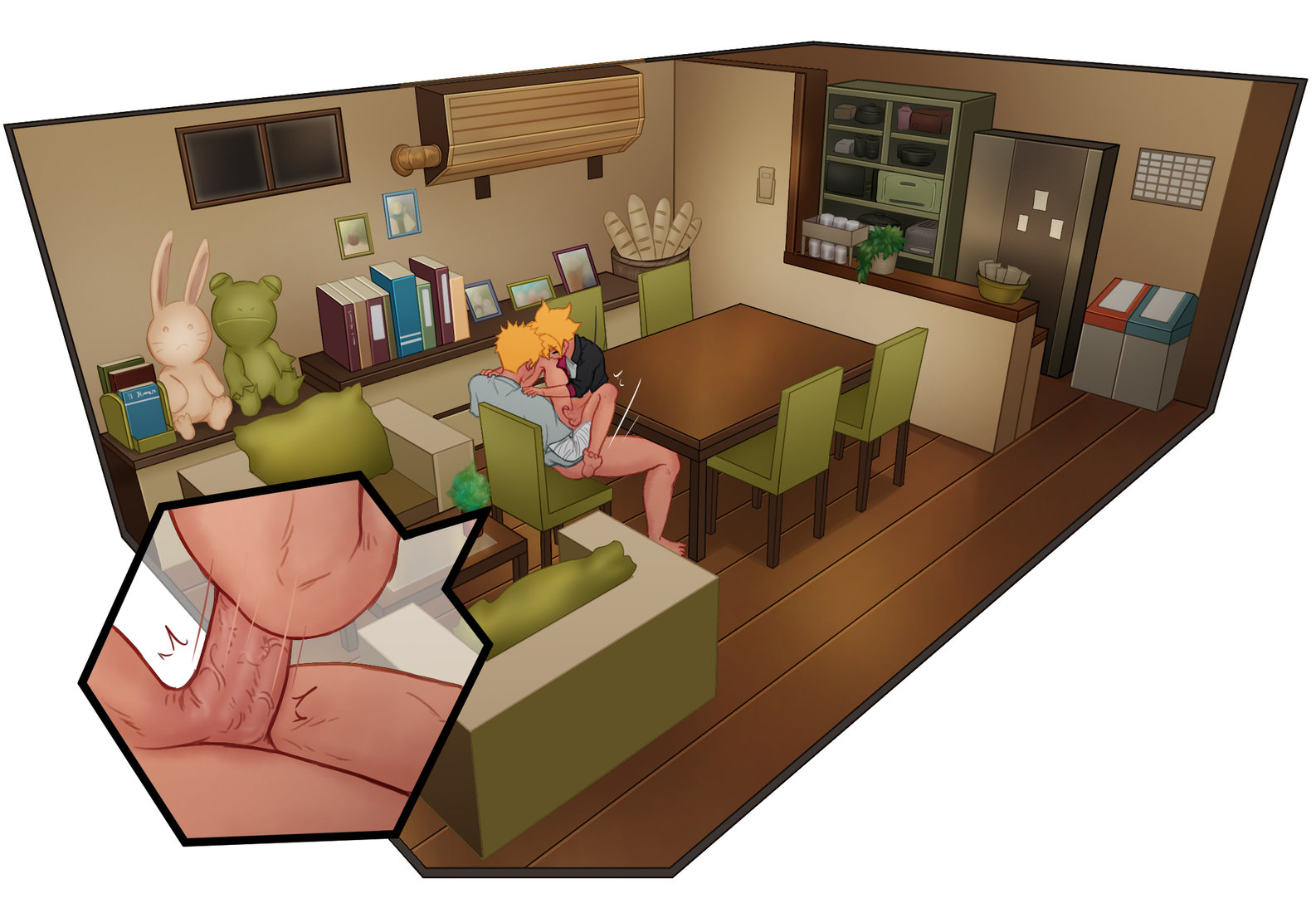 CamoHouse Living Room New Set Continue 2 Boruto – Gay Manga9