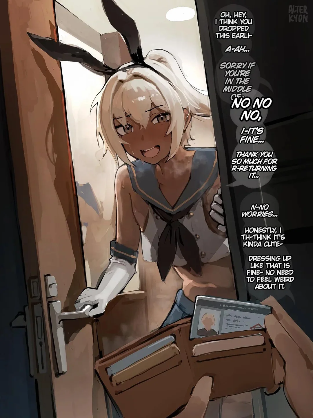 Childhood friend Femboy Comic9