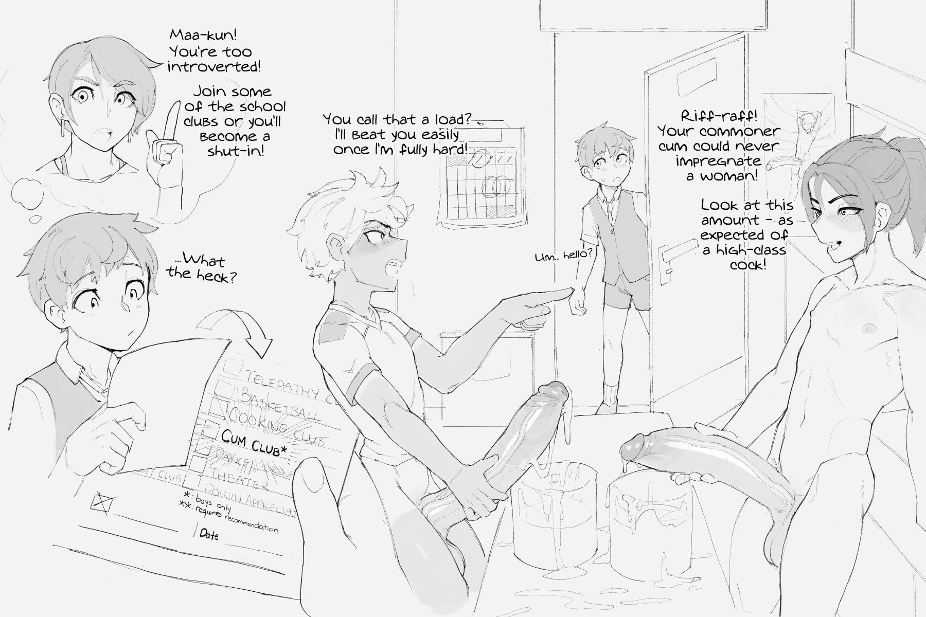 Cum Club gay comic2