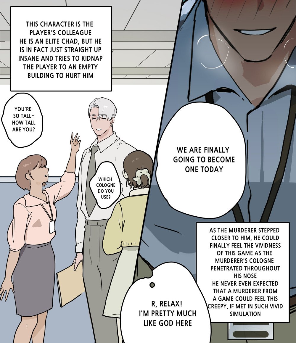 Disciplining Yandere Colleague gay comic4