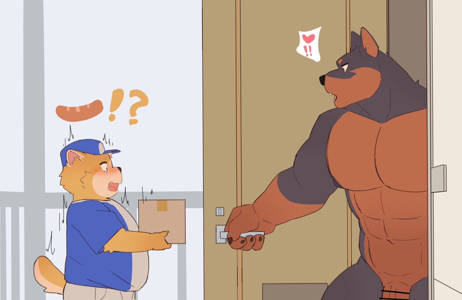 Events During Express Delivery Moki comic porn2