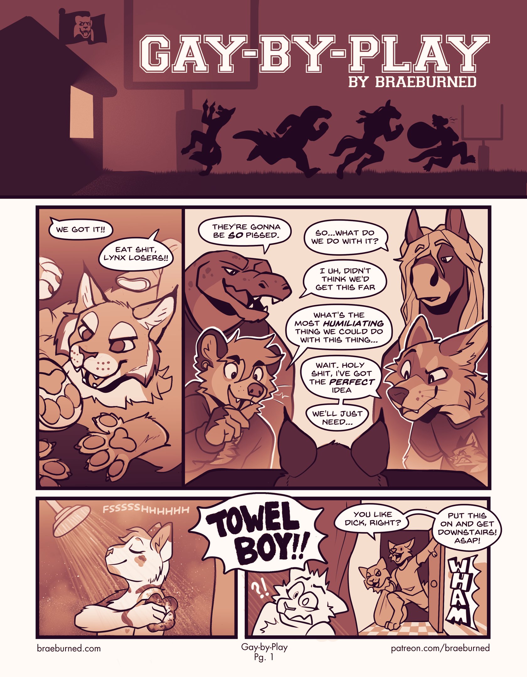 Gay-By-Play comic porn