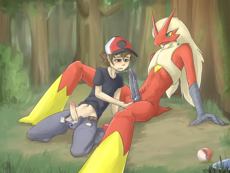 Hey Blaziken – gay comic