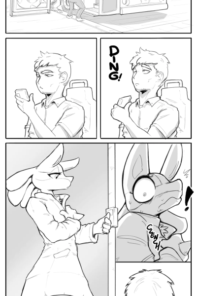 Lewd Lucario Bus Stop – gay comic