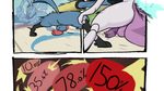 Lucario vs Mewtwo comic porn