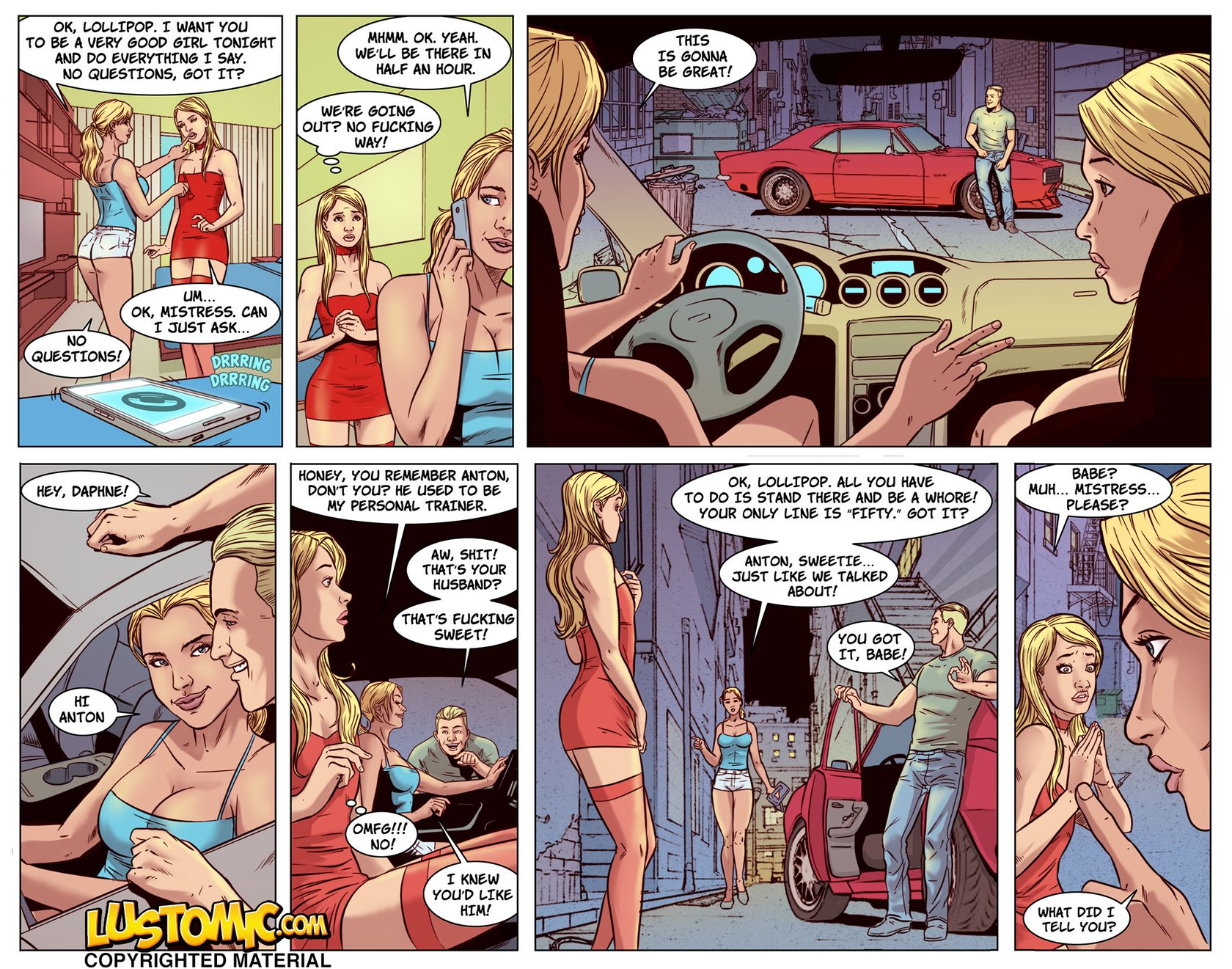 Lustomic – Sissy Porn Star gay comic16