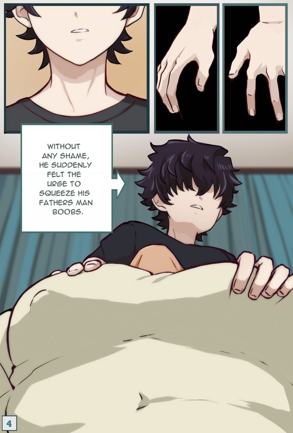 Milking Daddy gay comic4