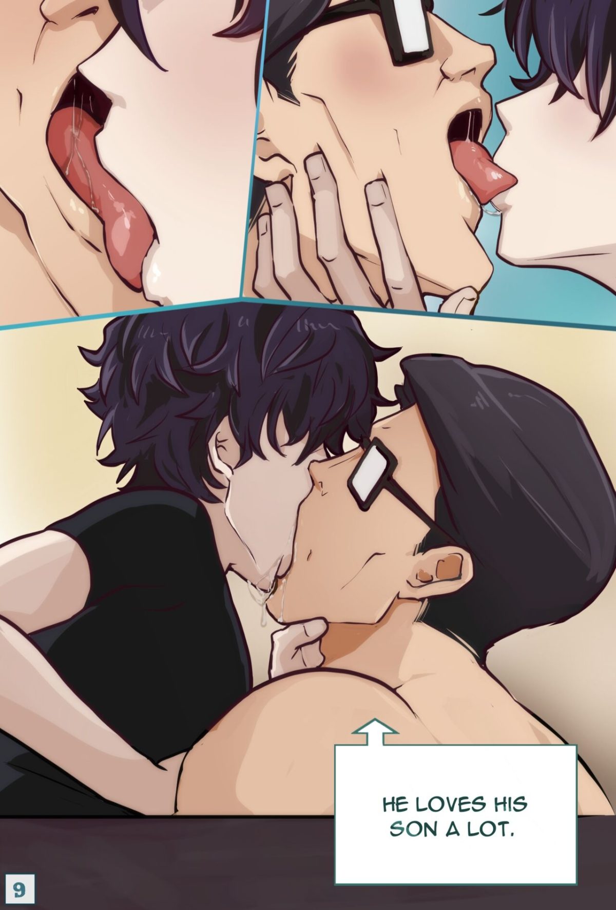 Milking Daddy gay comic9