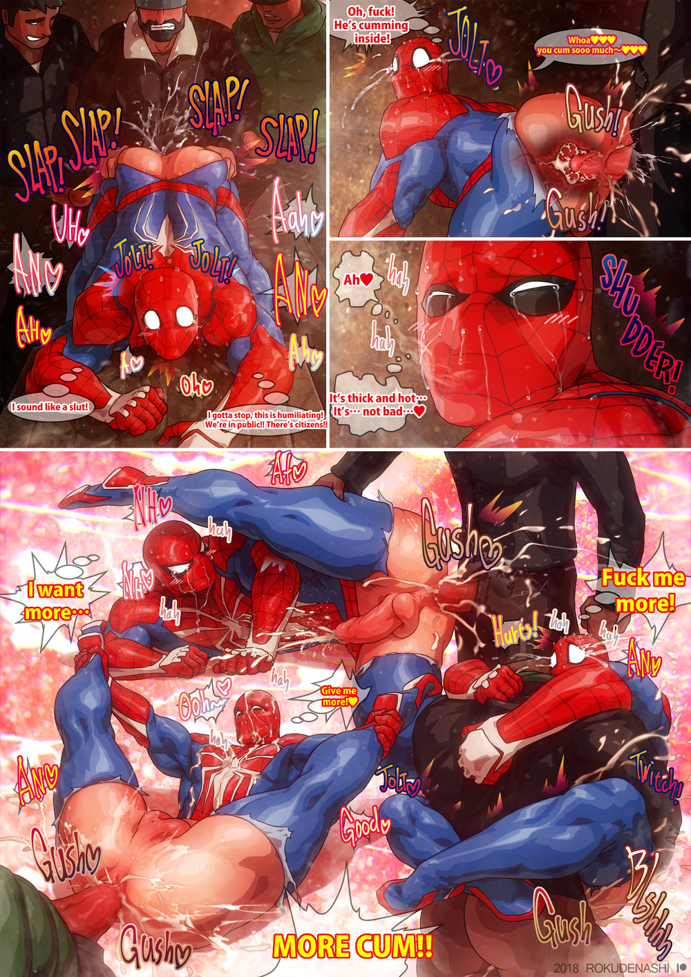 Rokudenashi Spidey and the Love Bite – Spider Man dj Eng – Gay Manga2